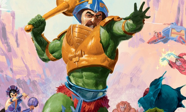Man-At-Arms, Master Tactician, arte oficial de Josh Newton — Secret Lair Masters of the Universe