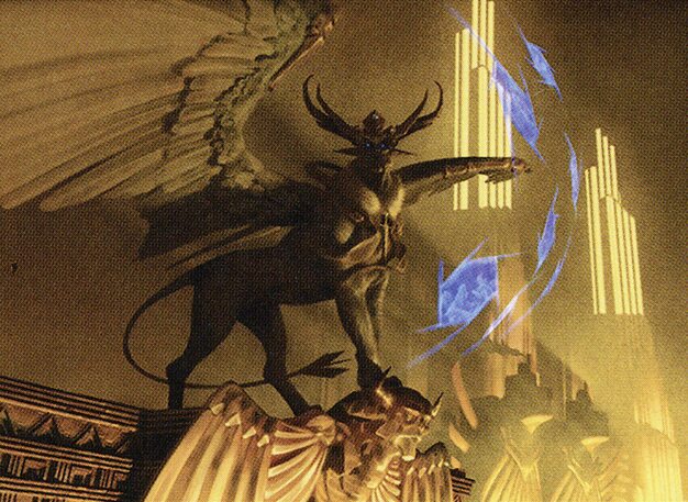 Arte oficial de Raffine, Scheming Seer, ejemplo de su papel en Commander