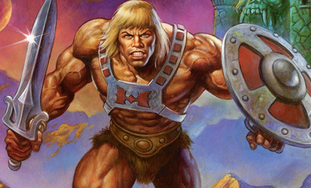 He-Man, Champion of Eternia, arte oficial de Alex Horley-Orlandelli — Secret Lair Masters of the Universe