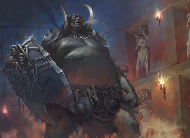 Arte oficial de Onakke Oathkeeper, ejemplo de su papel en Commander