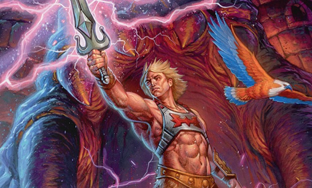 Crackle with Power, arte oficial de Chris Seaman — Secret Lair Masters of the Universe