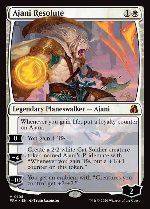 Ajani: la identidad de vida y contadores alrededor de Vigorbloom