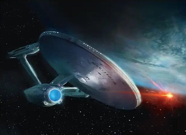 Arte oficial de U.S.S. Enterprise-A, Free Spirit en Magic: The Gathering | Star Trek