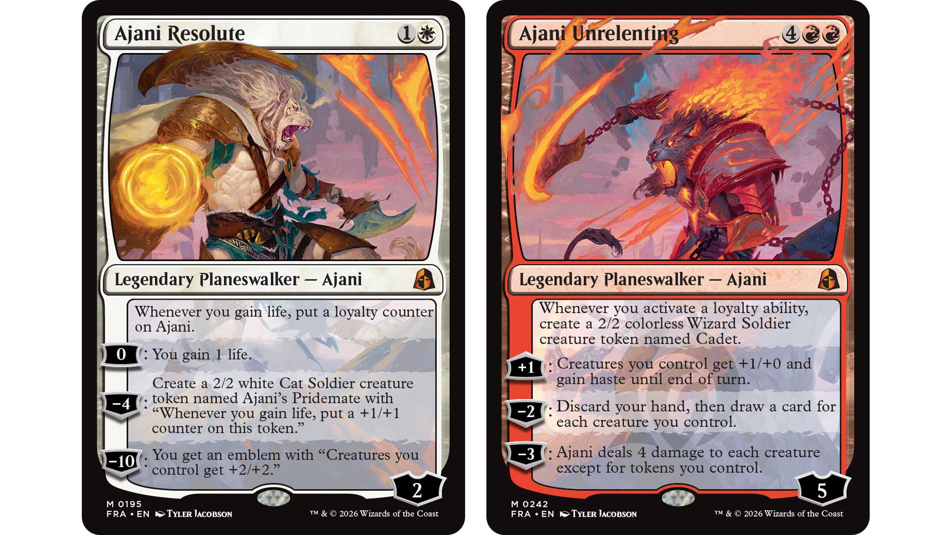 Ajani Resolute y Ajani Unrelenting - Reality Fracture
